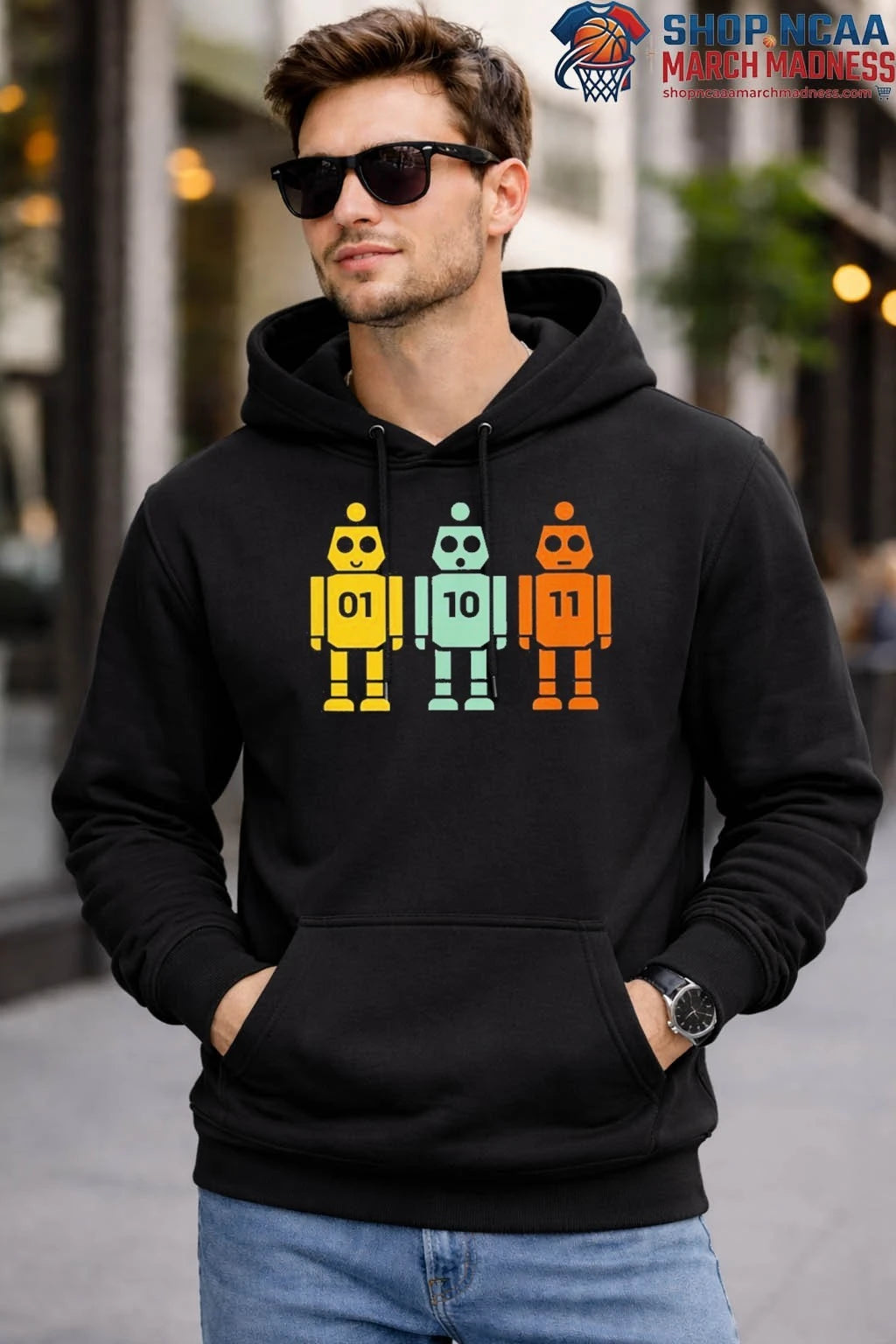 01 10 11 Robot T-Shirt