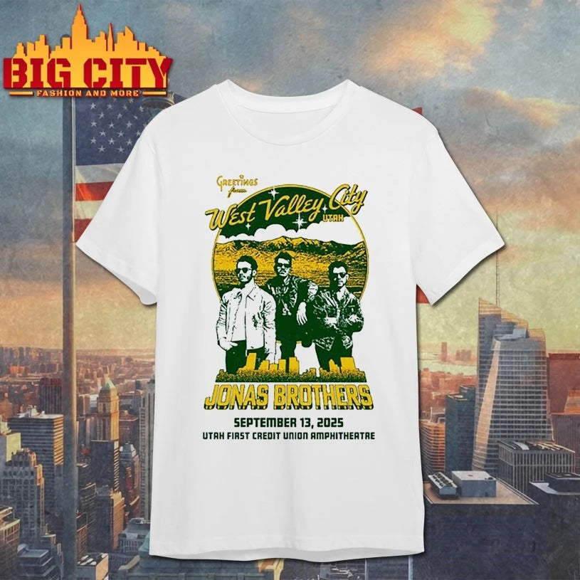 09-13-2025 West Valley City, UT Jonas Brothers shirt