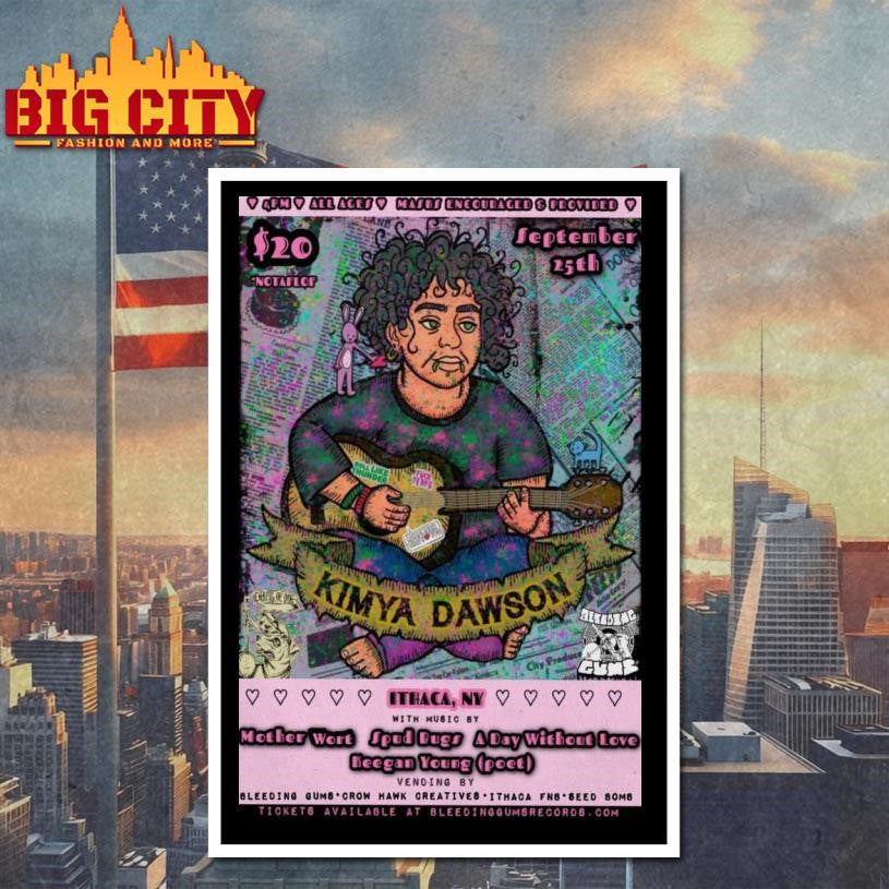 09.25.2025 Kimya Dawson Ithaca, NY Poster Shirt