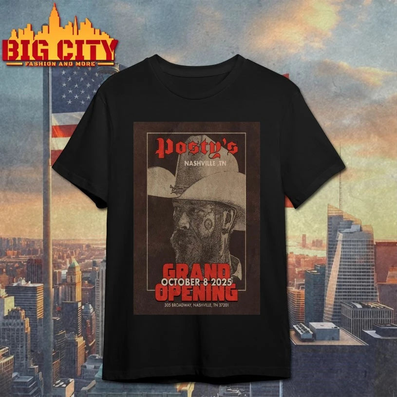 10.08.2025 Nashville, Tennessee Post Malone Posty’s Bar Poster shirt
