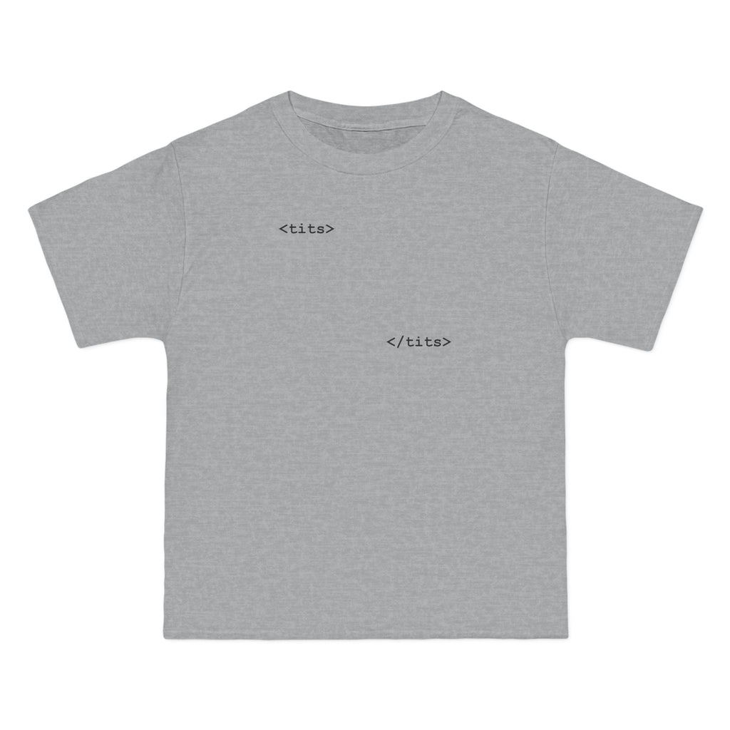 Tits - HTML - Men's Heavyweight T-Shirt