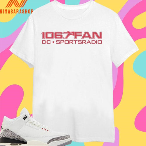 106.7 The Fan Dc Sports Radio Logo Shirts