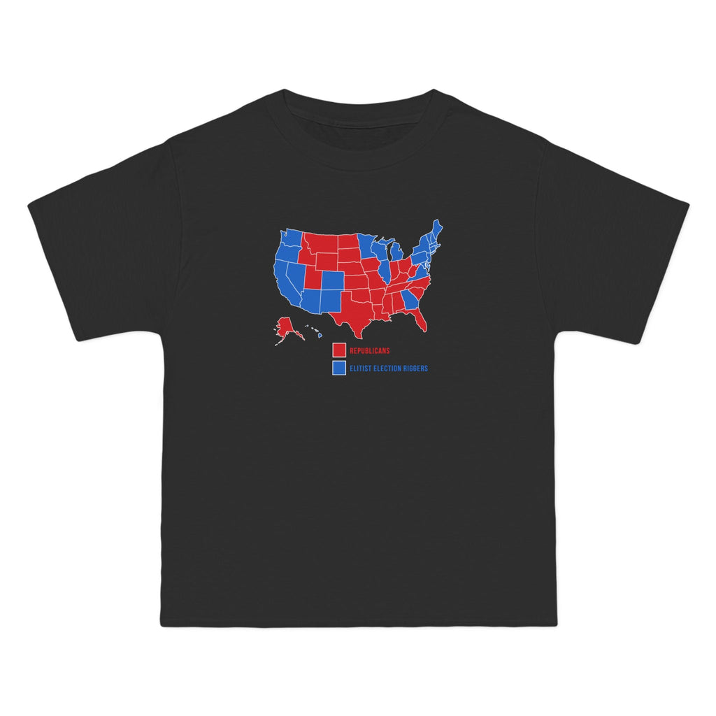 Republicans (Red States) - Elitist Election Riggers (Blue States) - Men's Heavyweight T-Shirt