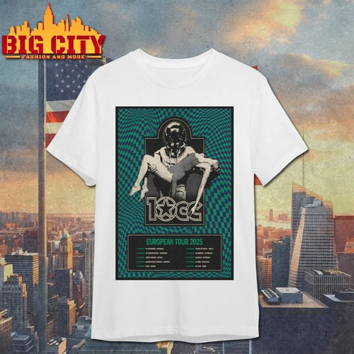 10cc 2025 EU Tour Poster shirt