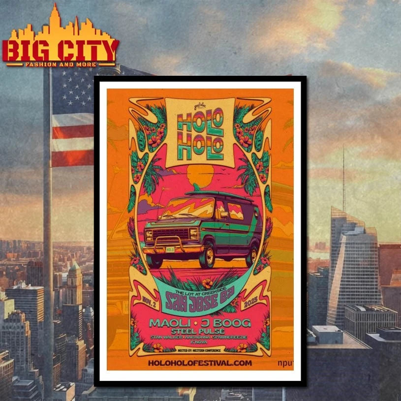 11 02 2025 San Jose CA Poster Hola Hola poster shirt