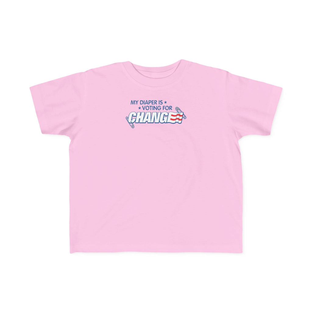 My Diaper Is Voting For Change - Toddler T-Shirt