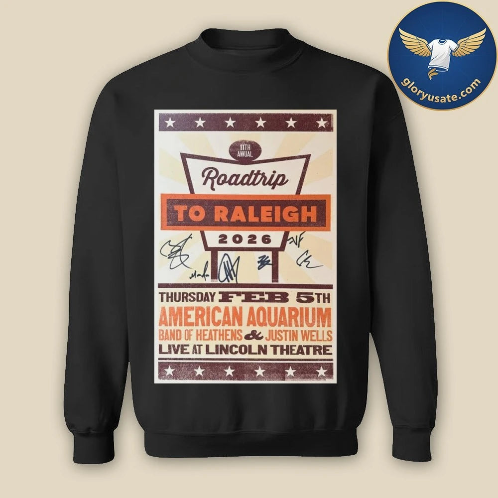 11th Annual Roadtrip To Raleigh February 5 2026 Lincoln Theatre Poster Shirt