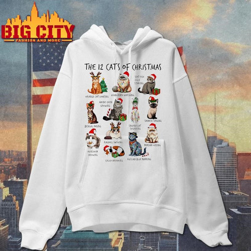 12 Cats of Christmas shirt