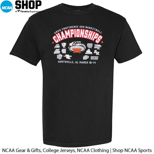 12 Teams 2026 Conference USA Basketball Champions Huntsville Al March 10-14 T-Shirt