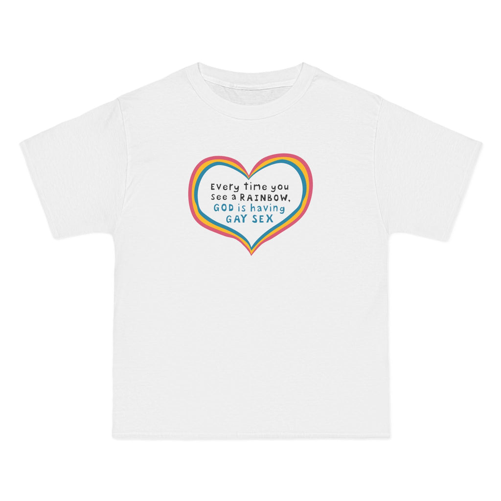 Every Time You See A Rainbow - Men's Heavyweight T-Shirt