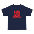 In Case Of Fire Look On Back - I Said In Case Of Fire Dumbass - Men's Heavyweight T-Shirt