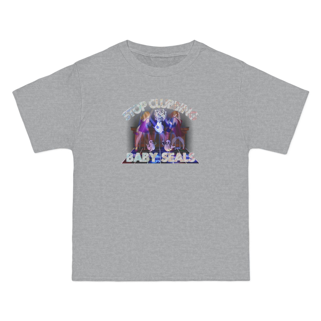 Stop Clubbing Baby Seals - Men's Heavyweight T-Shirt