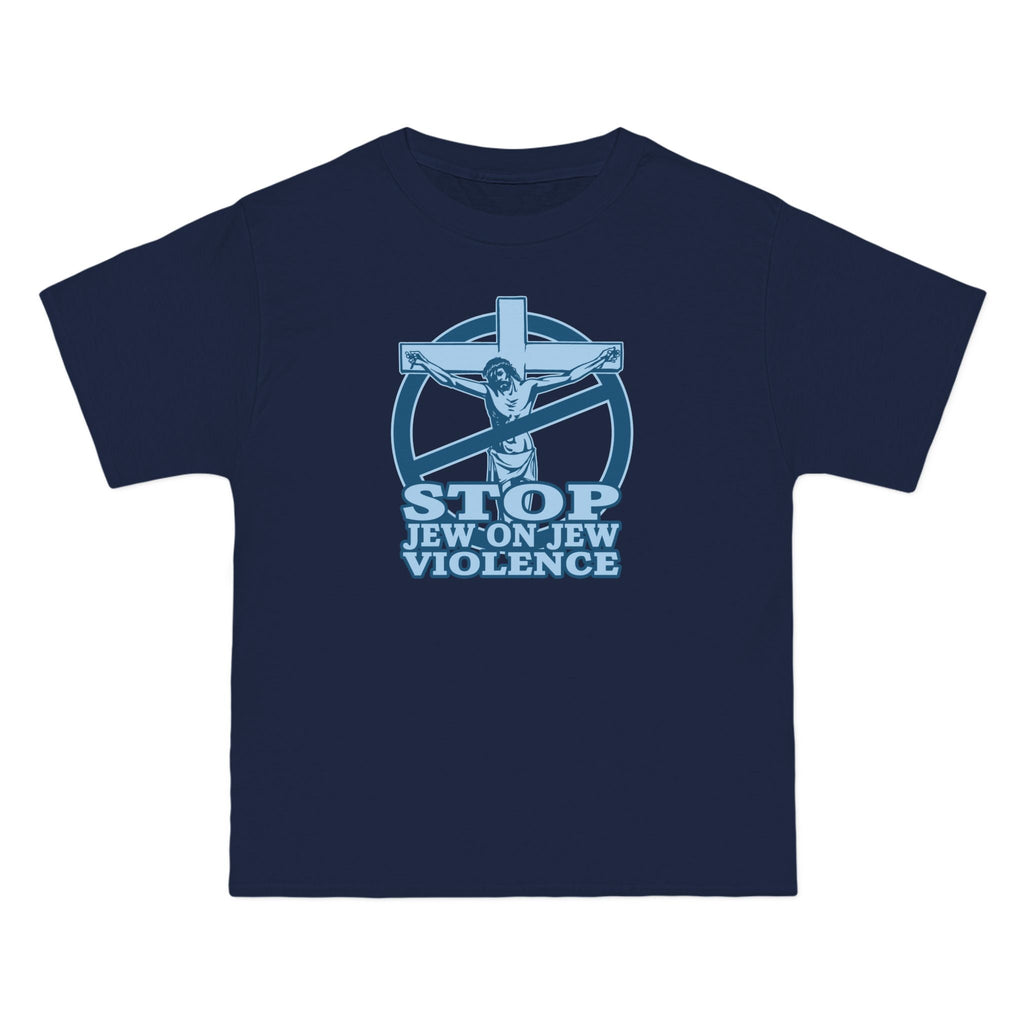 Stop Jew On Jew Violence - Men's Heavyweight T-Shirt