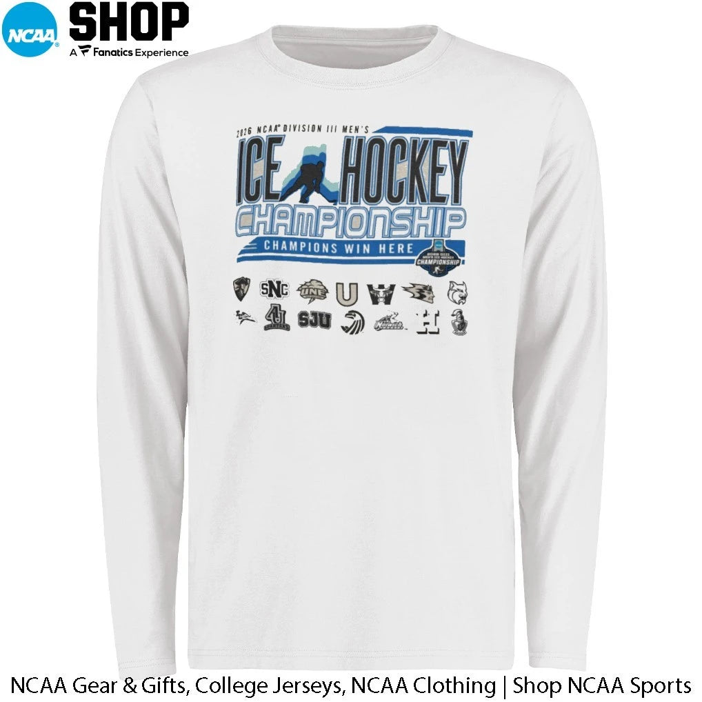 14 Teams 2026 NCAA Division II Men’s Ice Hockey Championship Champions Win Here T-Shirt