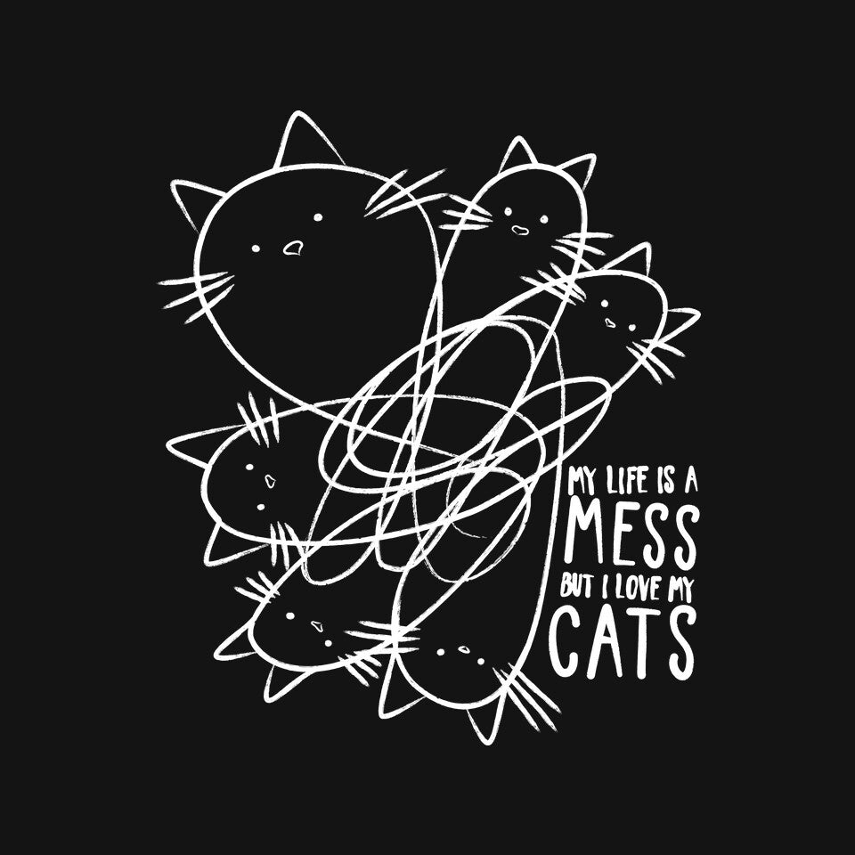 Cat Doodle Lines