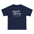 Fuck Off - I Have Glaucoma (With Pot Leaf) - Men's Heavyweight T-Shirt