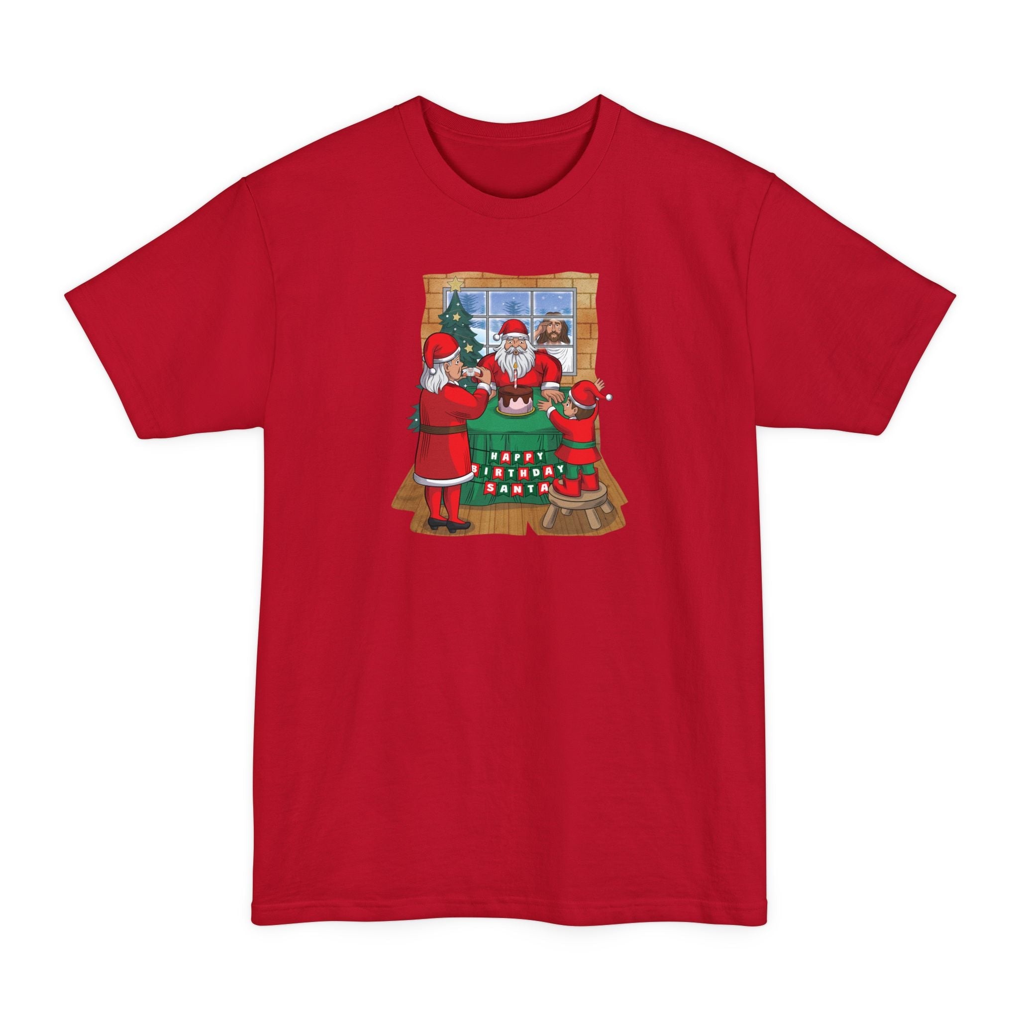 Happy Birthday Santa - Men's Tall T-Shirt