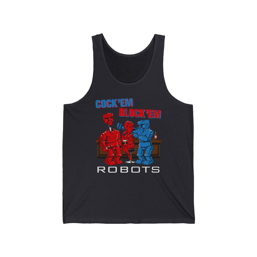 Cock'Em Block'Em Robots  - Unisex Tank