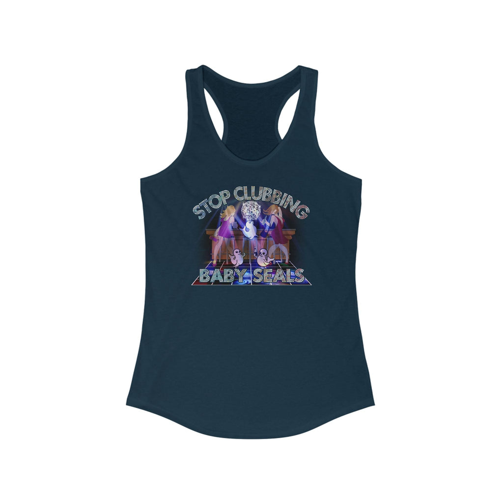 Stop Clubbing Baby Seals - Women's Racerback Tank