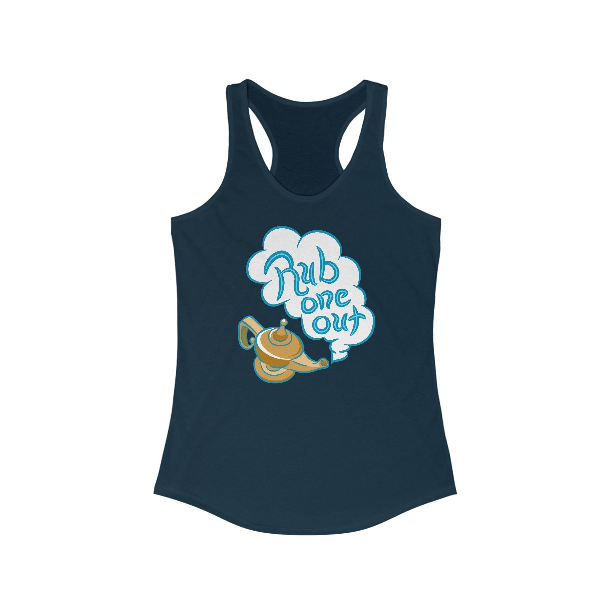 Rub One Out - Women's Racerback Tank