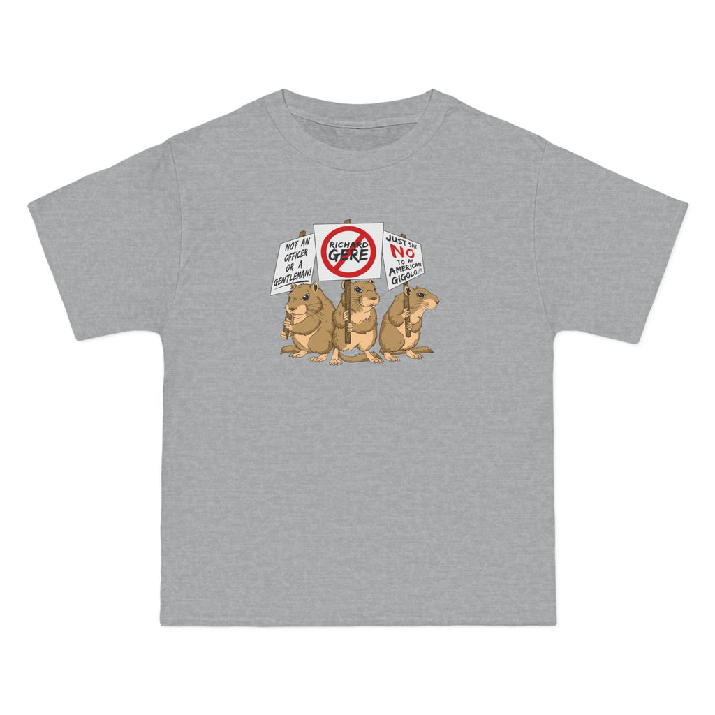 Gerbil Protest (Richard Gere) - Men's Heavyweight T-Shirt