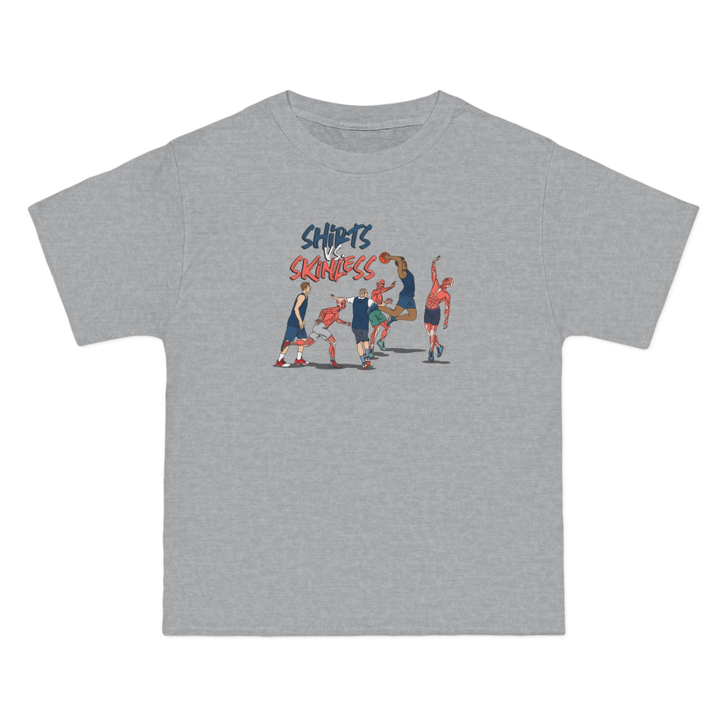 Shirts Vs. Skinless - Men's Heavyweight T-Shirt