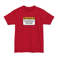 Warning: Not Recommended For Women Who Are Nursing - Men's Tall T-Shirt