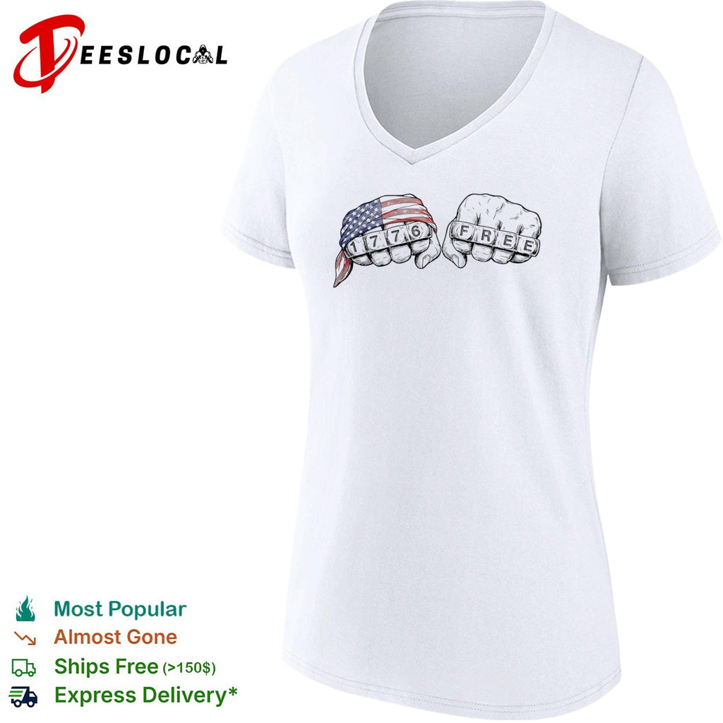 1776 Free American Flag Independence Day shirt