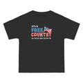 It's A Free Country - Hey You Get What You Pay For - Men's Heavyweight T-Shirt