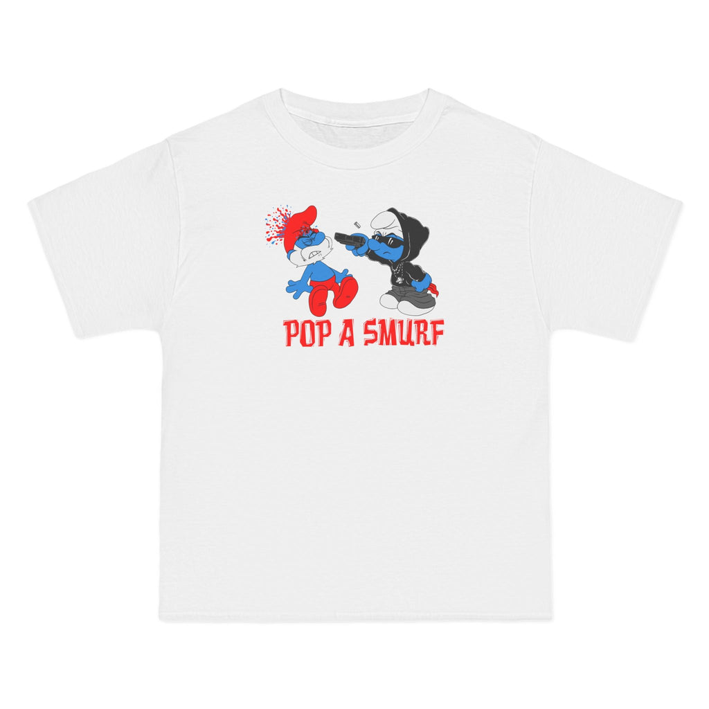 Pop A Smurf - Men's Heavyweight T-Shirt