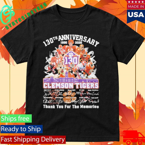 1896 2026 Clemson Tigers Thank You For The Memories Shirt