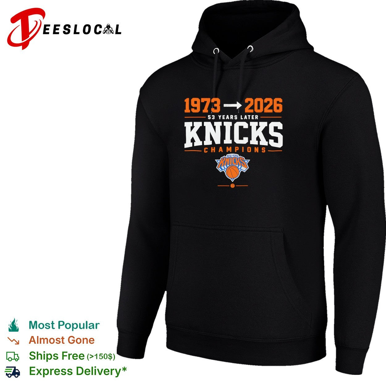 1973 to 2026 53 years later New York Knicks champions basketball championship shirt