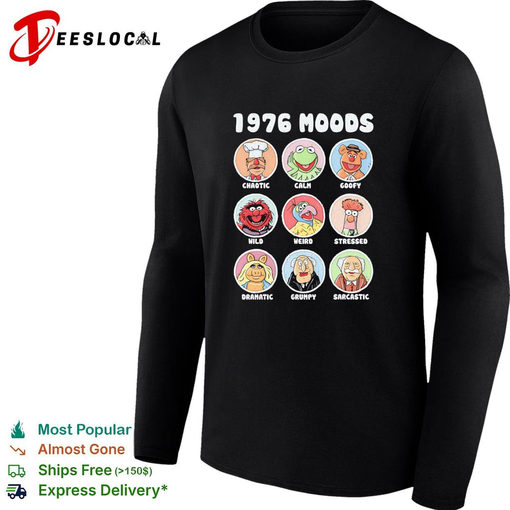 1976 Moods muppets characters shirt