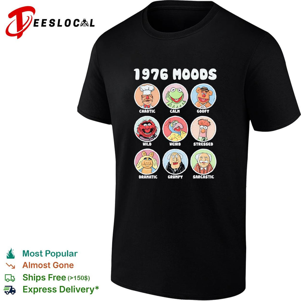 1976 Moods muppets characters shirt