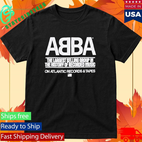 1979 Abba On Atlantic Records Promo Shirt