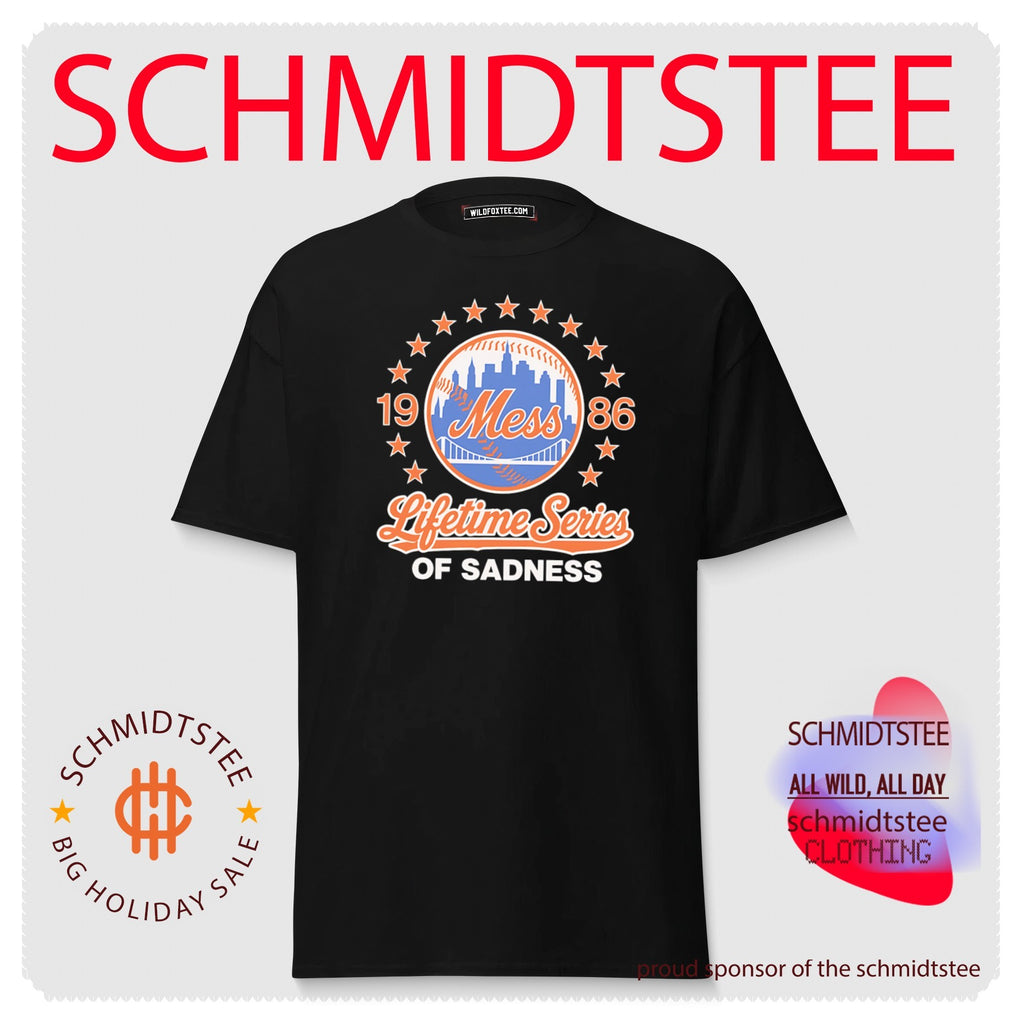 1986 Mess Lifetime Series of Sadness New York Mets shirt