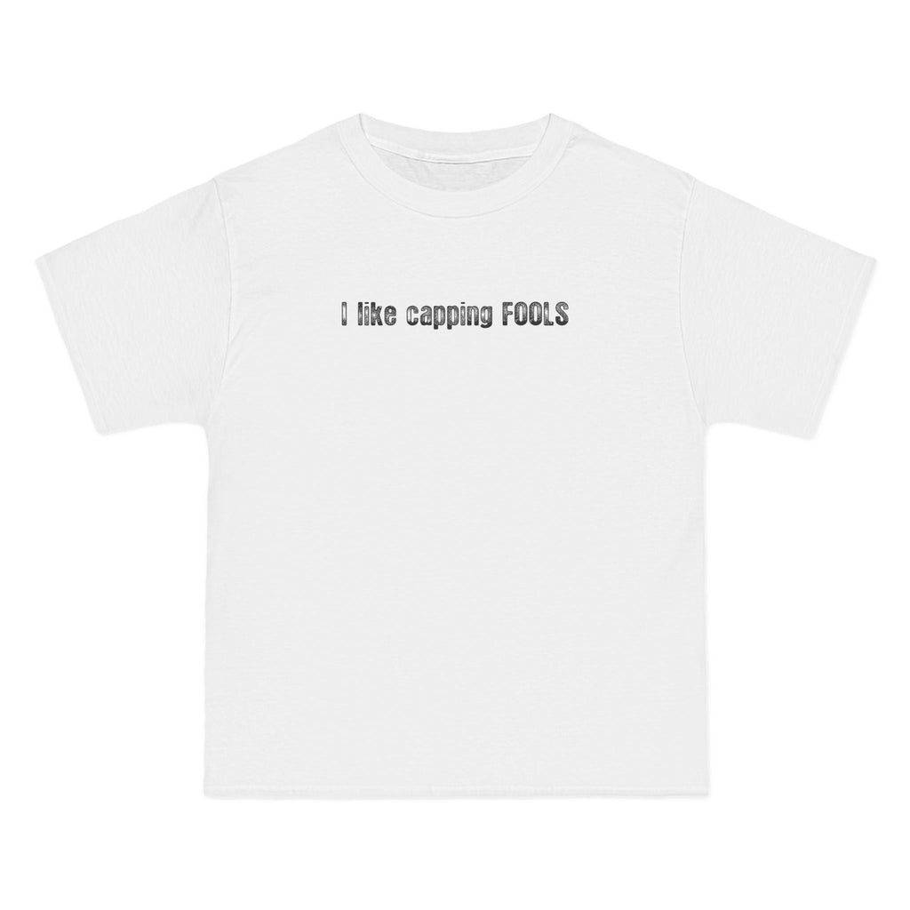 I Like Capping Fools - Men's Heavyweight T-Shirt