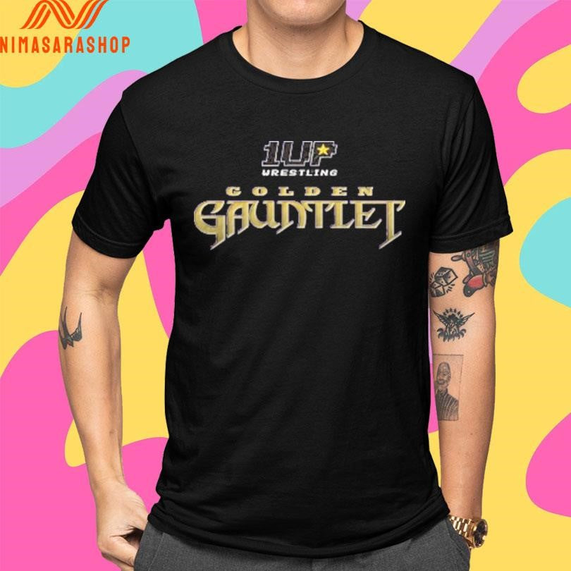 1Up Wrestling Golden Gauntlet Event 2026 Shirts