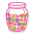 Candy Hearts NSFW Die Cut Sticker