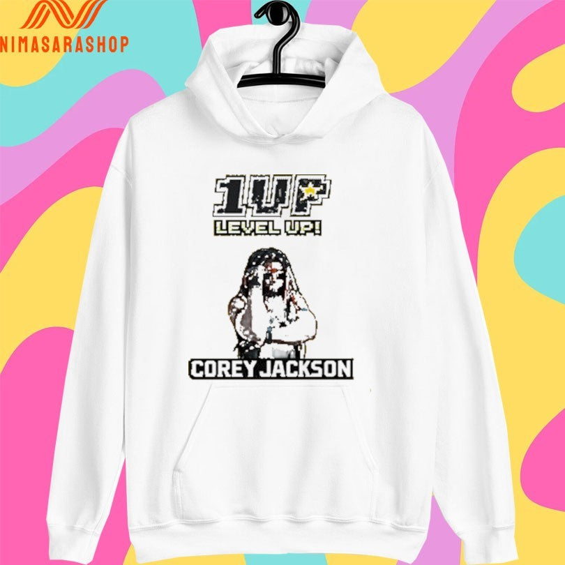 1up Wrestling Level Up Corey Jackson Shirts