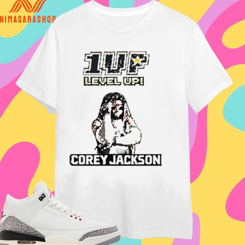 1up Wrestling Level Up Corey Jackson Shirts
