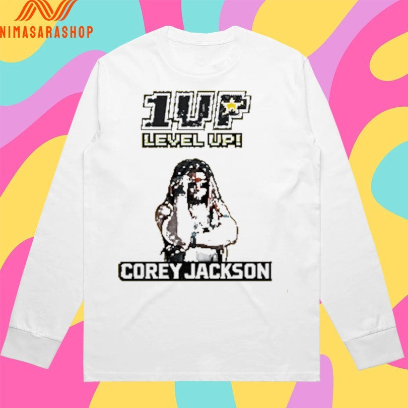 1up Wrestling Level Up Corey Jackson Shirts
