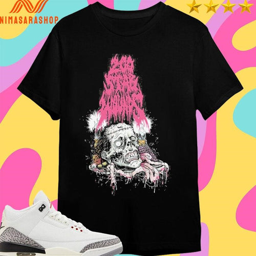 200 Stab Wounds Pink Skull Shirts