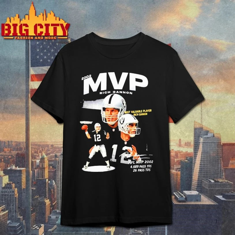 2002 MVP Rich Gannon Most Valuable Player Shirt