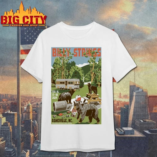 2024 Billy Strings Asheville Poster shirt