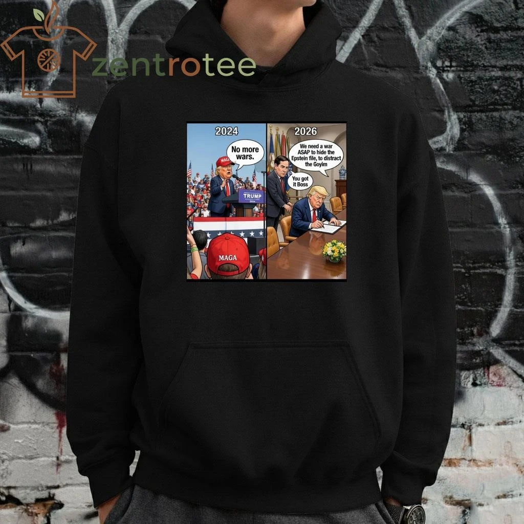 2024 No more wars and 2026 Venezuela Iran war tee