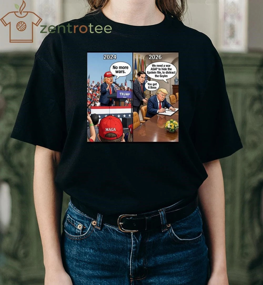 2024 No more wars and 2026 Venezuela Iran war tee