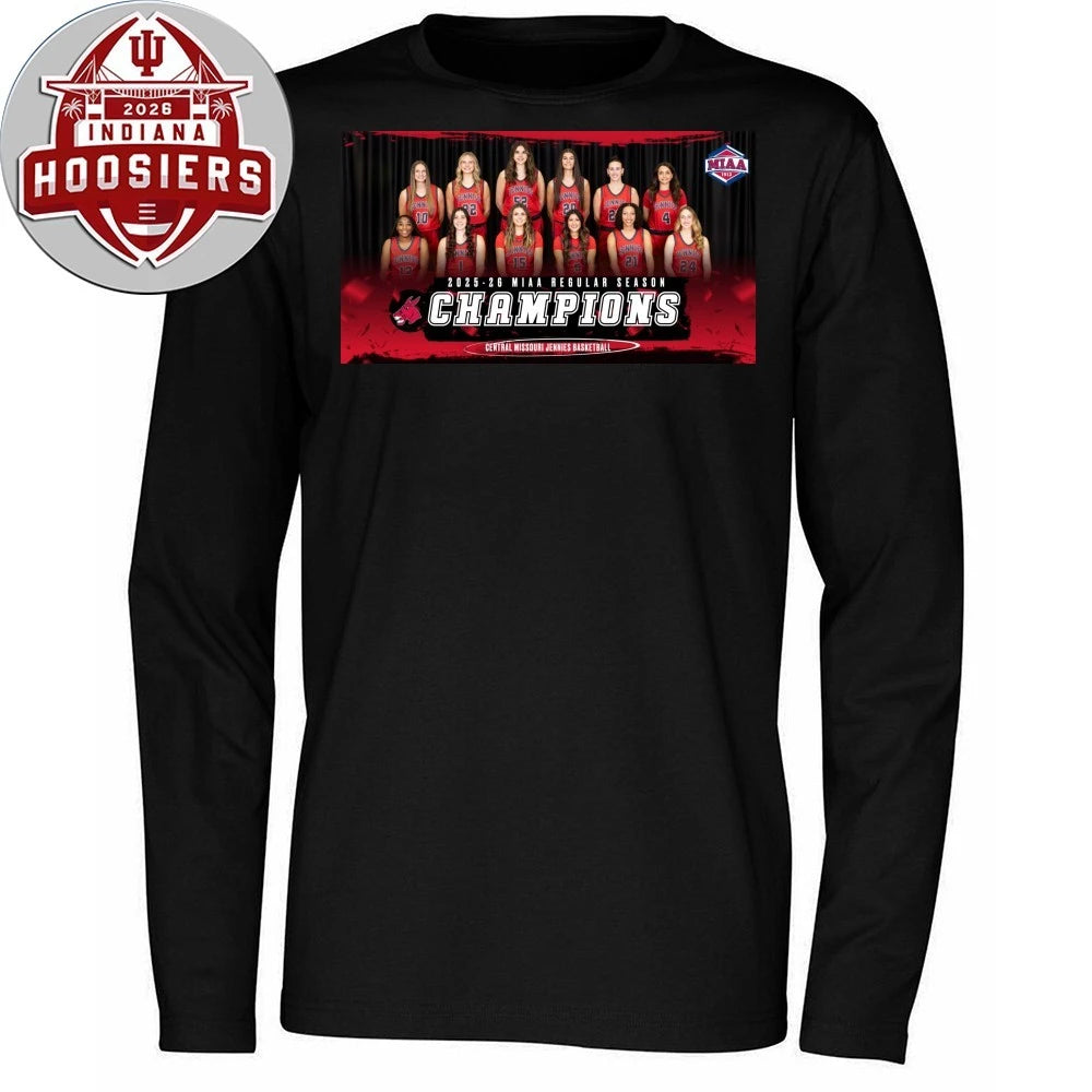 2025-26 Miaa Regular Season Champions Central Missouri Basketball T-Shirt