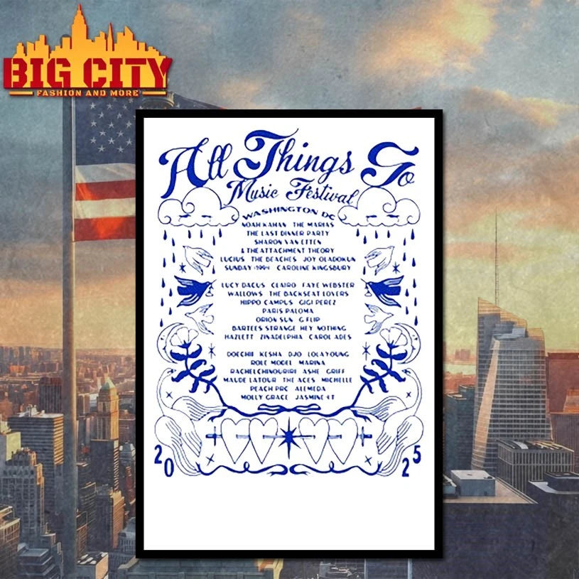 2025 All Things Go Swan Song Washington DC Lineup shirt
