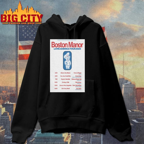 2025 Boston Manor Latin America Tour Poster Shirt